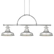 Hanglamp Emery 3-lamps zilver