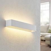 Arcchio LED wandlamp Karam, 53 cm, wit, metaal, omhoog/omlaag