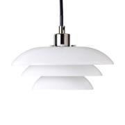 Dyberg Larsen DL20 hanglamp, glazen kap, chroom