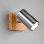 Marley wandspot, mat nikkel, 1-lamp