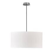 Schöner Wohnen Hanglamp Pina eenvoudig, wit