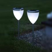 Set van twee led-solarlampen Jannik