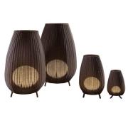 Bover Amphora 02 terraslamp, rotan Brown