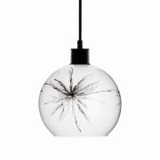 Hanglamp Ball met paardenbloemdecoratie aan de zijkant Ø 20 cm