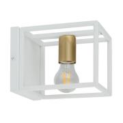 Wandlamp Aramis, 1-lamp, wit/goud