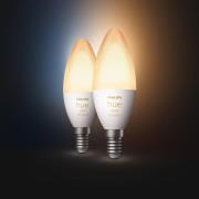 Philips Hue kaarslamp White Ambiance 2x E14 5,2W