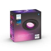 Philips Hue Centura LED inbouwspot rond, zwart