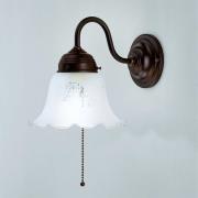 Wandlamp Gretchen met aangebracht antiek