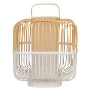 Forestier Bamboo Square M tafellamp in wit