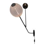 Gubi wandlamp Satellite 2-lamps zwart/wit