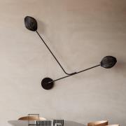 Gubi wandlamp Satellite 2-lamps zwart