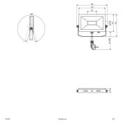 EVN LFA buitenspot zilver plug 5.700K 15W