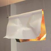 Hanglamp Stendimi met bladgoud, 100 cm