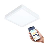 EGLO connect Fueva-Z plafondlamp 21x21cm wit