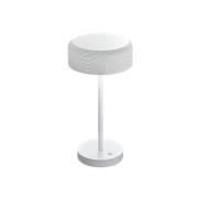 BANKAMP mesh LED tafellamp met dimmer, wit