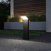 LED tuinpad verlichting Yolena grafietgrijs 60 cm
