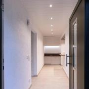 LED plafond inbouwlamp Acrux, Ø 10 cm, zilver mat, CCT