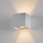 Helestra Siri 44 buitenwandlamp up/down wit