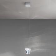 Fabbian Tripla LED hanglamp kristal aluminium