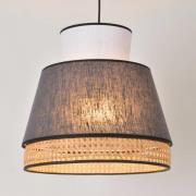 MARKET SET Singapore M hanglamp, wit/antraciet