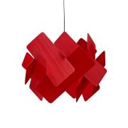 LZF Escape hanglamp, kabel zwart Ø 30cm rood