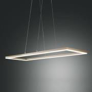 LED hanglamp Bard, 92x32cm in matgoud finish