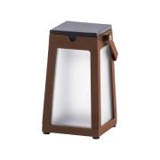 LED solarlantaarn Tinka draagbaar, corten