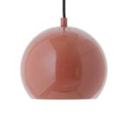 FRANDSEN hanglamp Ball, rood, Ø 18 cm