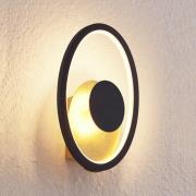 Lindby Feival LED wandlamp, roest-goud
