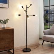 Lindby Estar vloerlamp van metaal, 6-lamps