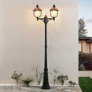 Lindby buitenlamp Clint, 225cm, 2-lamps, zeewaterbestendig, E27