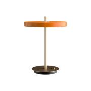 UMAGE LED tafellamp Asteria Table, USB, oranje/messing