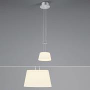 BANKAMP LED hanglamp, 1-lamp, nikkel