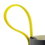 HAY Rope Trick LED vloerlamp zwart/geel