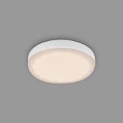Plat LED inbouwspot, wit, Ø 7,5 cm, 3.000K