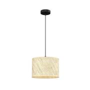 Hanglamp Jovin met een rotan kap, Ø 25cm