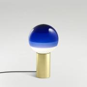 MARSET Dipping Light S tafellamp blauw/messing