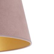 Kap Cone hoogte 25,5 cm, roze/goud