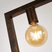 Hanglamp Rustic 5-lamps, roestbruin