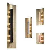 Wandlamp Aura Gold Kap zwart, hoogte 100 cm