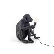 LED decoratie-terraslamp Monkey Lamp zittend black