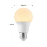 LED lamp E27 A60 4,9W 3.000K opaal 10 per set