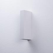 Arcchio Brinja LED buitenwandlamp, wit, aluminium, IP65