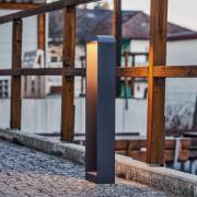 Lindby Emima LED tuinpadverlichting van alu 80 cm