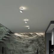 Puk! 80 Turn Up/downlight lens mat wit/chroom