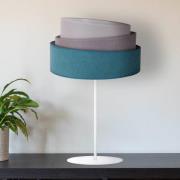 Tafellamp Pastell Trio turquoise/grijs 50 cm