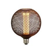 LED lamp E27 Mesh 3,5W 1.800K Ø12cm zwart