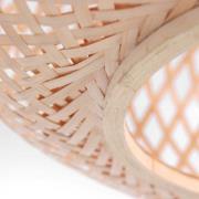 Bamboe-plafondlamp Maze, naturel