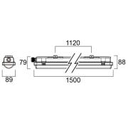 Sylvania Resisto vochtbestendig 1500 IP66 4.000K 55W