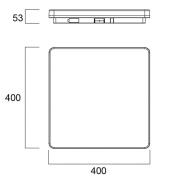 Sylvania Start Surface LED plafondlamp 40cm x 40cm